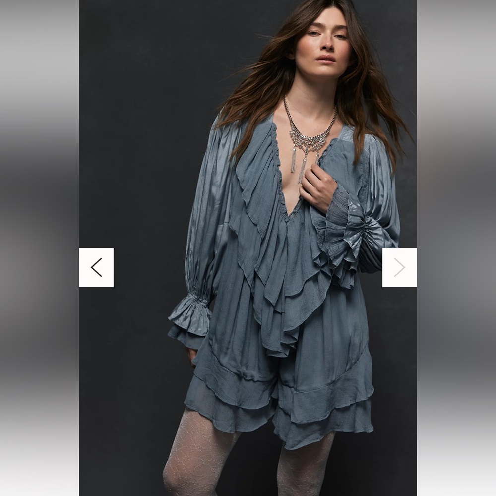 NWOT free people Prairie Dust romper - Picture 5 of 16